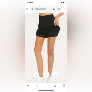 Black skort size small